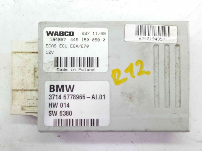 Modul Control Suspensie 6778966 Bmw X5 (E70) [Fabr 2007-2013] 3.0 D