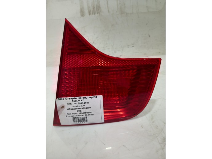 Stop dreapta haion Audi A4 B7 2.0 BRE 8E5945094A 2004-2008