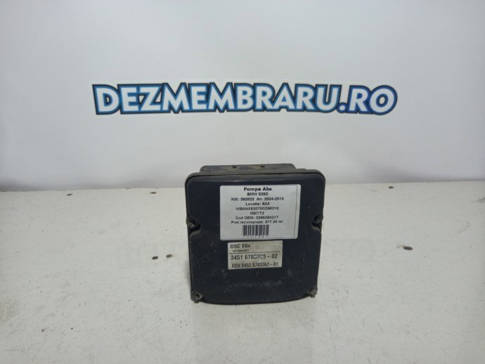 Pompa abs BMW 525D 2.5D 6774679-01 0265250217 2004-2010