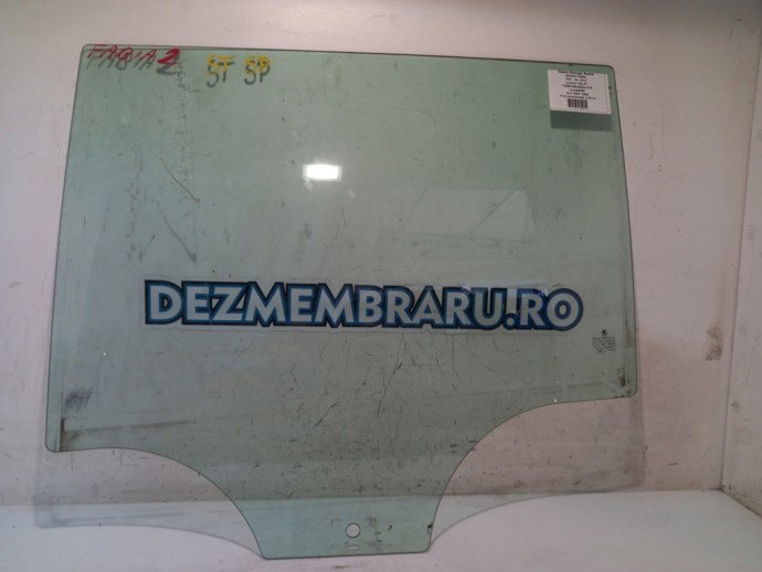 Geam stanga spate Skoda Fabia 2 1.2  CBZB OEM 2007-2014