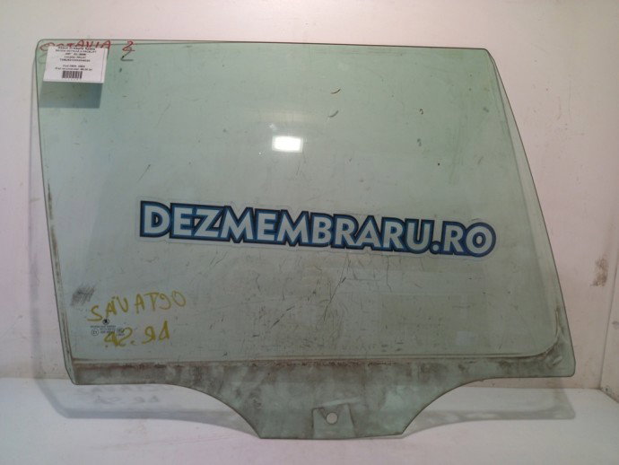 Geam dreapta spate Skoda Octavia 2 1.9 TDI OEM 2004-2013