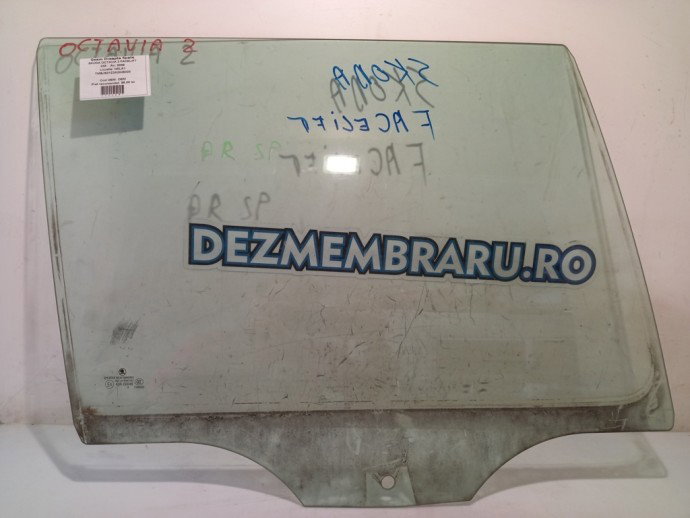 Geam dreapta spate Skoda Octavia 2 1.9 BXE OEM 2004-2013