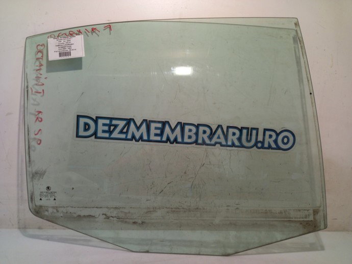 Geam dreapta spate Skoda Octavia 1 1.9 TDI OEM 1996-2010