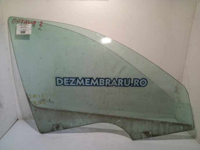Geam dreapta fata Skoda Octavia 2 1.9 BXE OEM 2004-2013