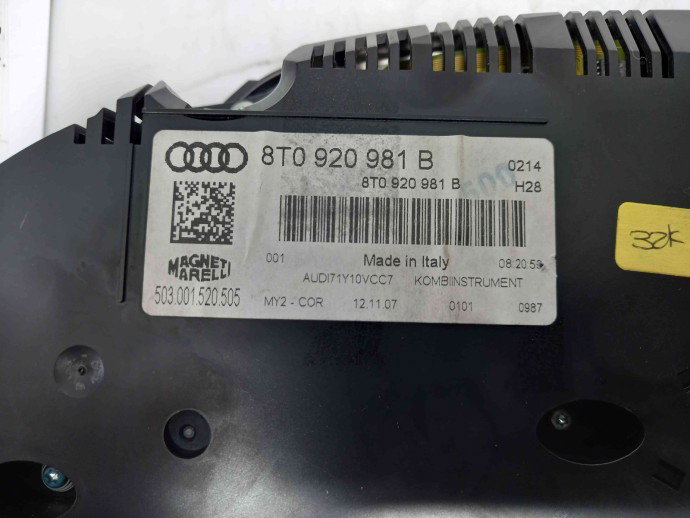 Ceas bord Audi A5 2.7 CAMA OEM 2007-2015