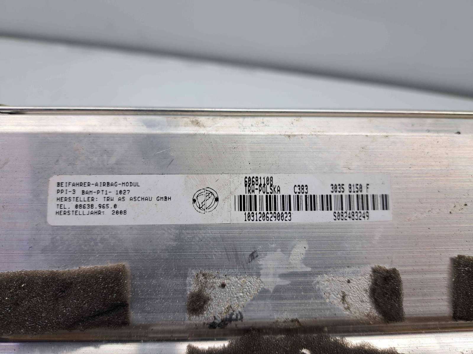 Airbag pasager Alfa Romeo 159 Sportwagon (939) [Fabr 2006-20011] 60681108 - imagine 4