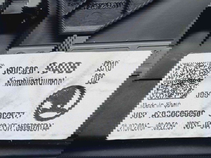   Ceas bord Skoda Fabia 3 Combi (NJ5) [Fabr 2014-2022] 6V0920940B