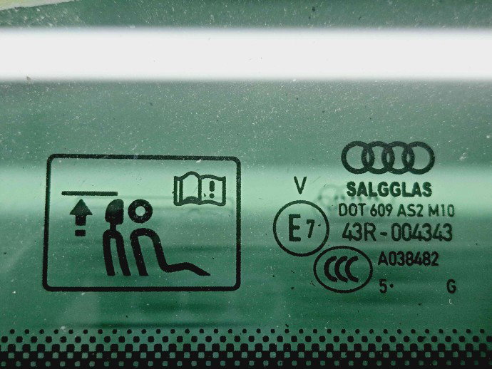 Geam caroserie fix dreapta Audi A6 (4GC, C7) Facelift S-line [Fabr 2012-2017] OEM