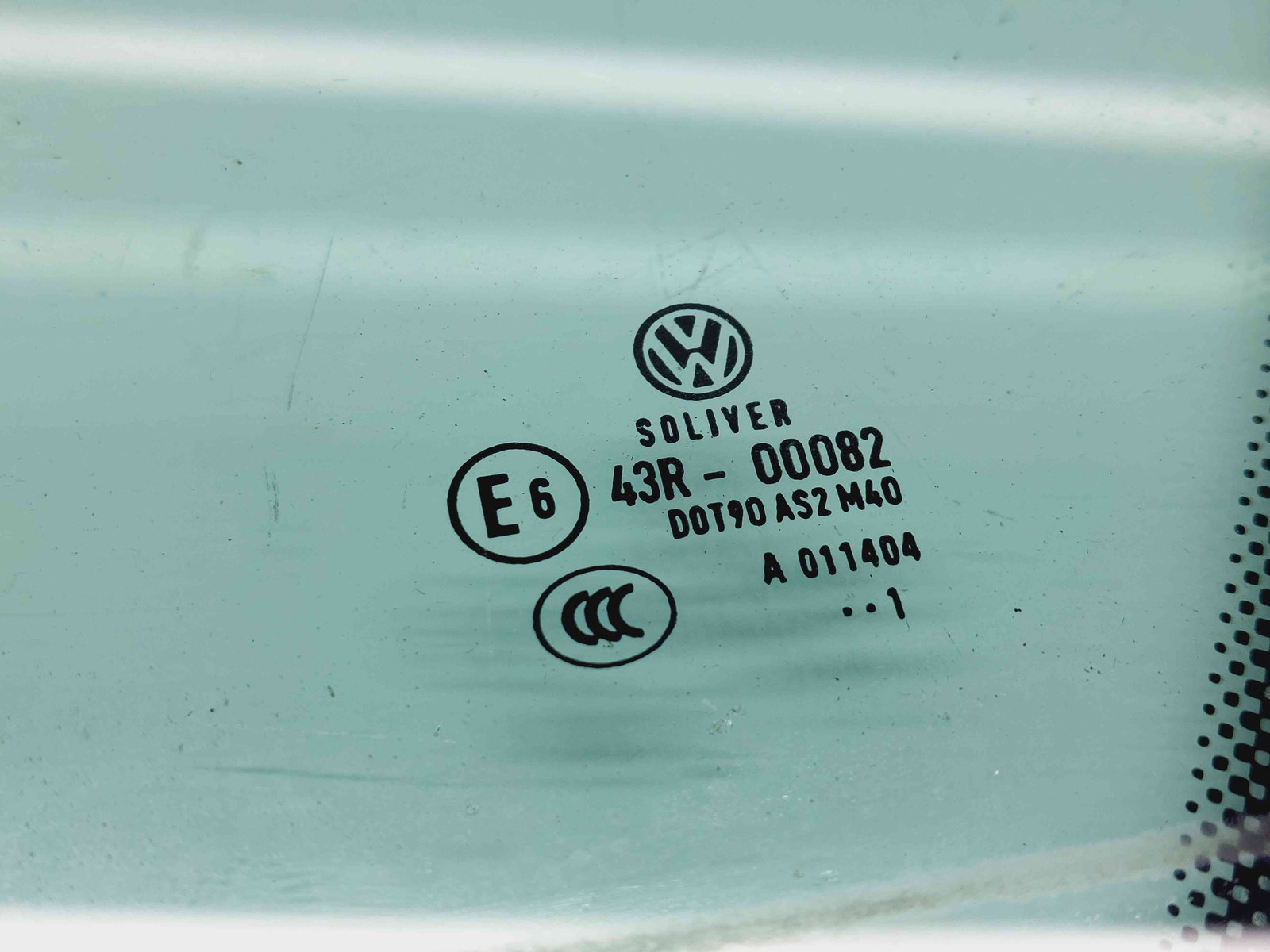 Geam fix usa stanga spate Volkswagen Passat B7 (362) [Fabr 2010-2014] OEM - imagine 2