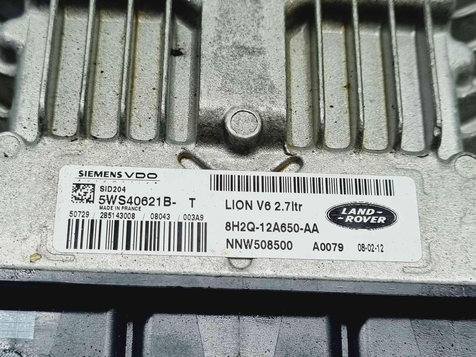 Calculator motor ECU LAND ROVER RANGE ROVER SPORT (L320) [Fabr 2005-2009] 8H2Q-12A650-AA 2.7 27DDT 140KW / 190CP 2.7 27DDT 140KW / 190CP - imagine 2