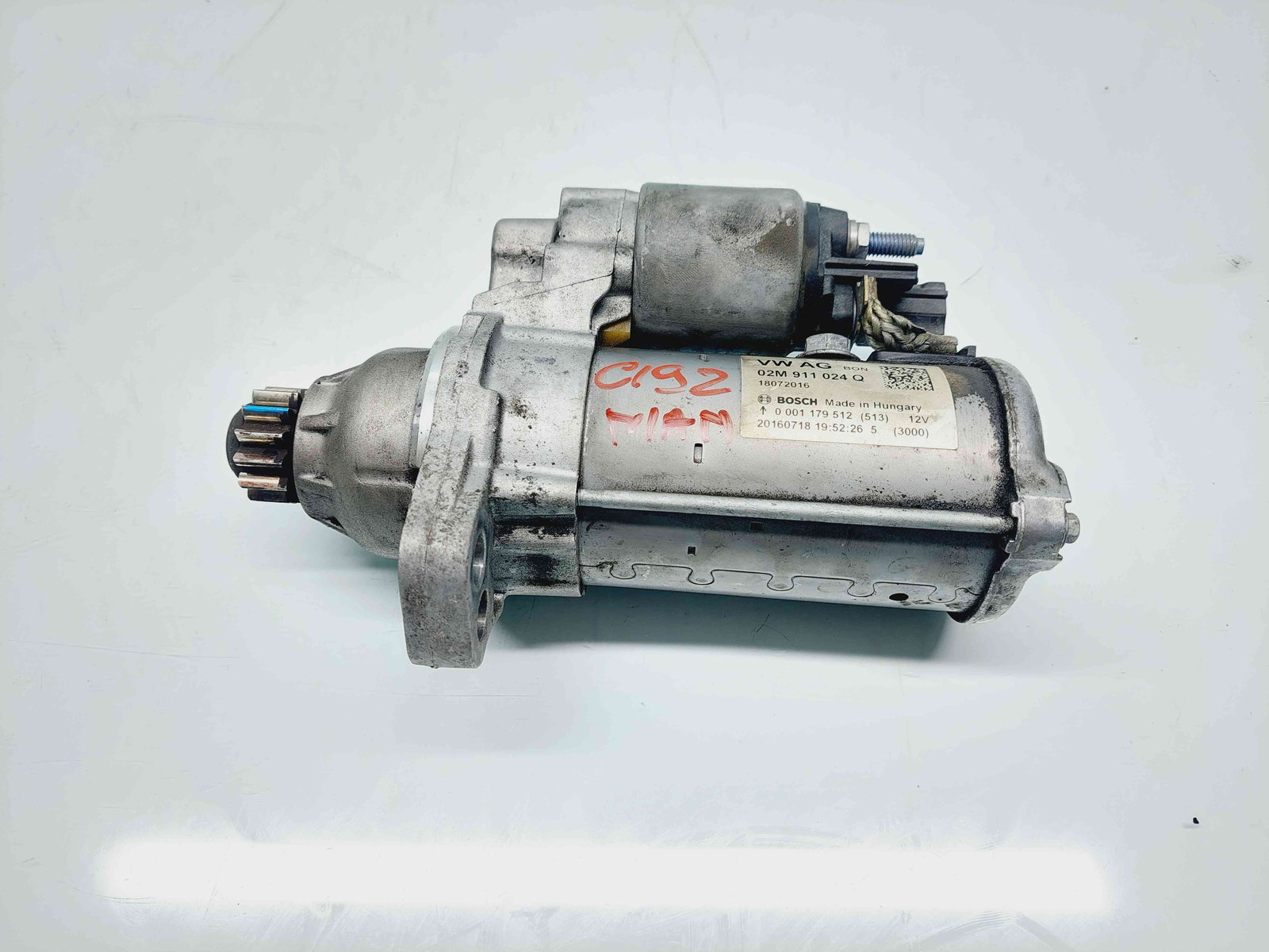 Electromotor 13 dinti Skoda Fabia 3 Combi (NJ5) [Fabr 2014-2022] 02M911024Q 1.2 Benz CJZD81KW / 110CP 1.2 Benz CJZD81KW / 110CP - imagine 1