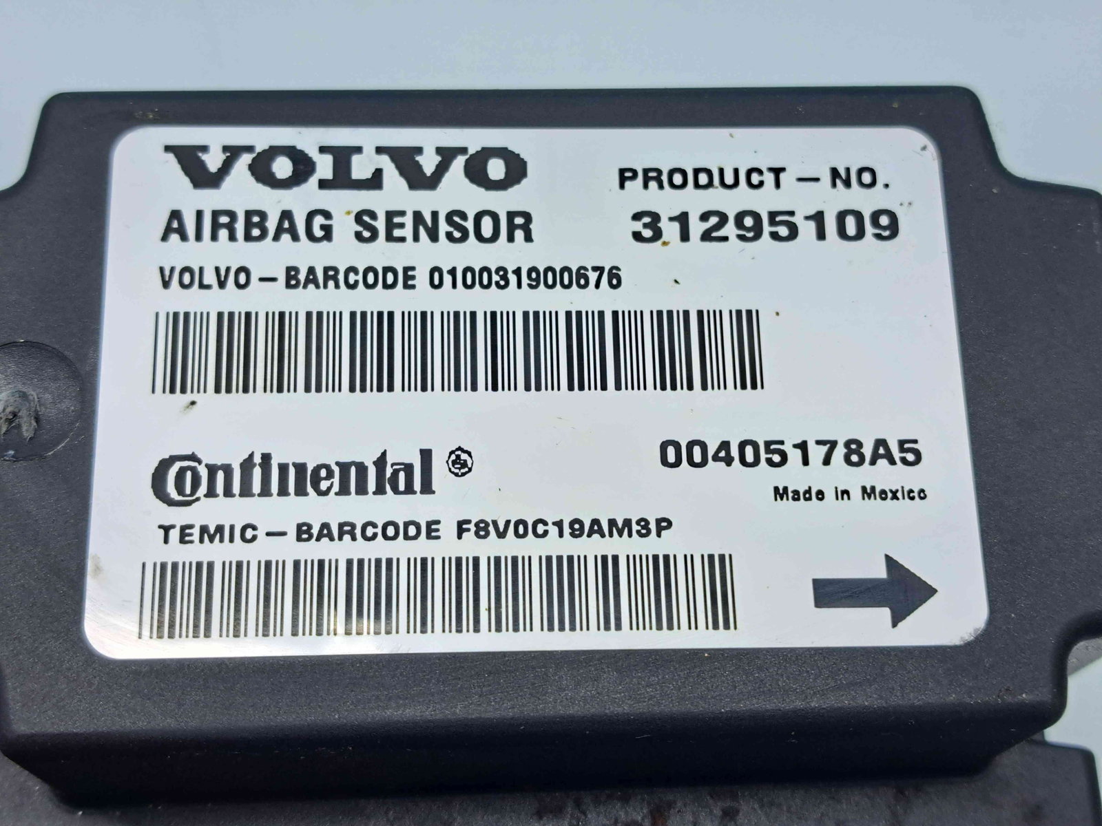 Calculator airbag Volvo C30 Coupe Facelift Rdesign [Fabr 2006-2013] 31295109 1.6 D4164T 80KW / 109CP 1.6 D4164T 80KW / 109CP - imagine 5