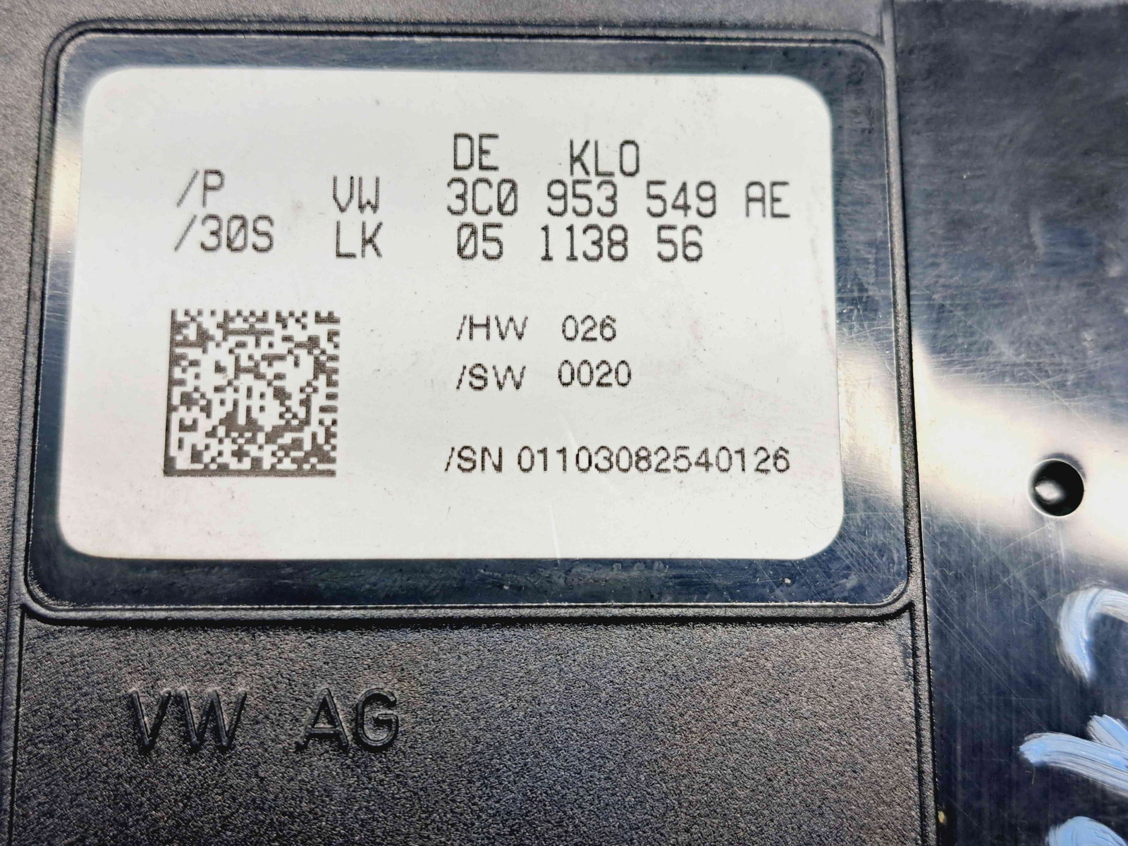 Modul confort Volkswagen Passat B6 Variant (3C5) [Fabr 2005-2010] 3C0953549AE - imagine 8