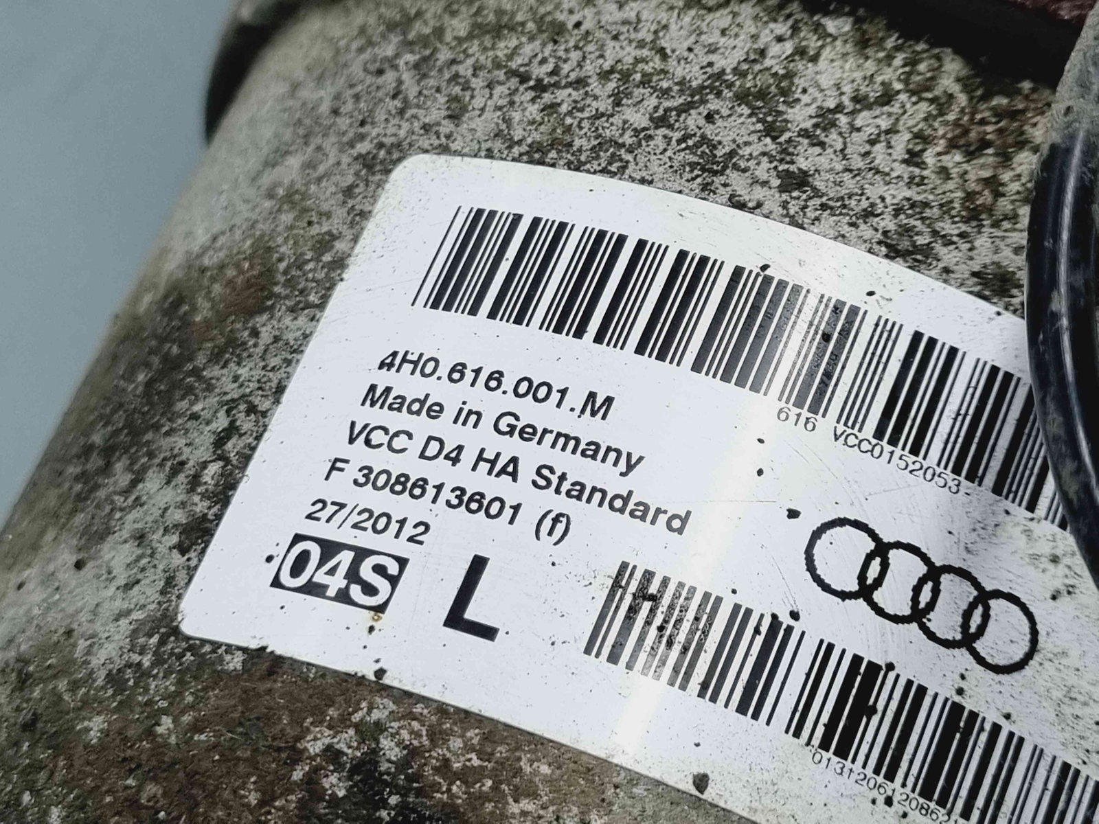 Perna aer stanga spate Audi A8 D4 (4H2, 4H8, 4HC, 4HL) [Fabr 2009-2018] 4H0616001M 3.0 TDI CDTA 184KW / 252CP 3.0 TDI CDTA 184KW / 252CP - imagine 5