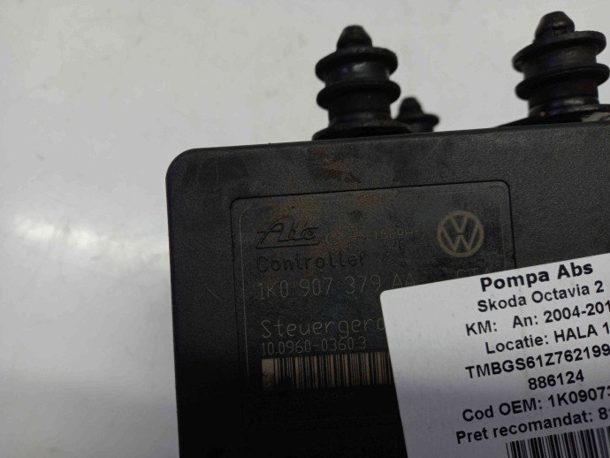 Pompa ABS Skoda Octavia 2 1.9 BKC 1K0907379AA 1K0614517T 100206-02204 2004-2013