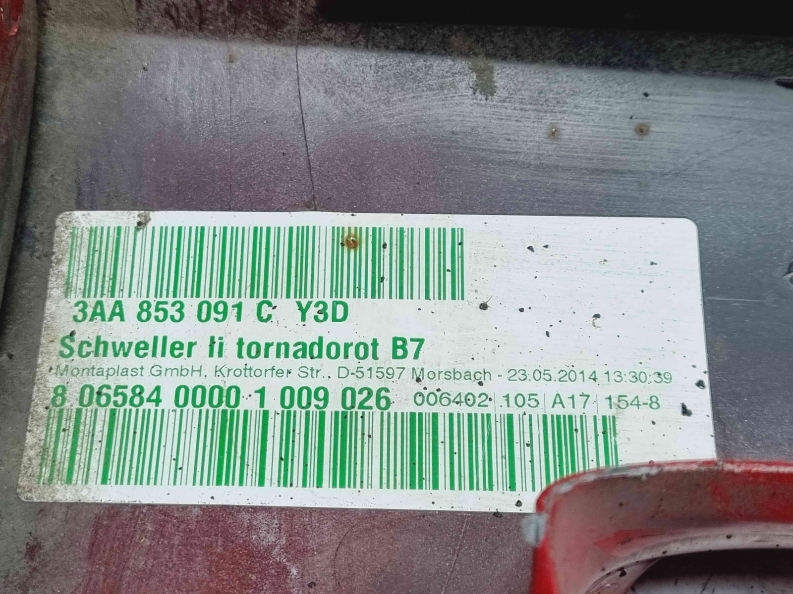 Prag lateral stanga Volkswagen Passat B7 (362) [Fabr 2010-2014] LY3D - imagine 5