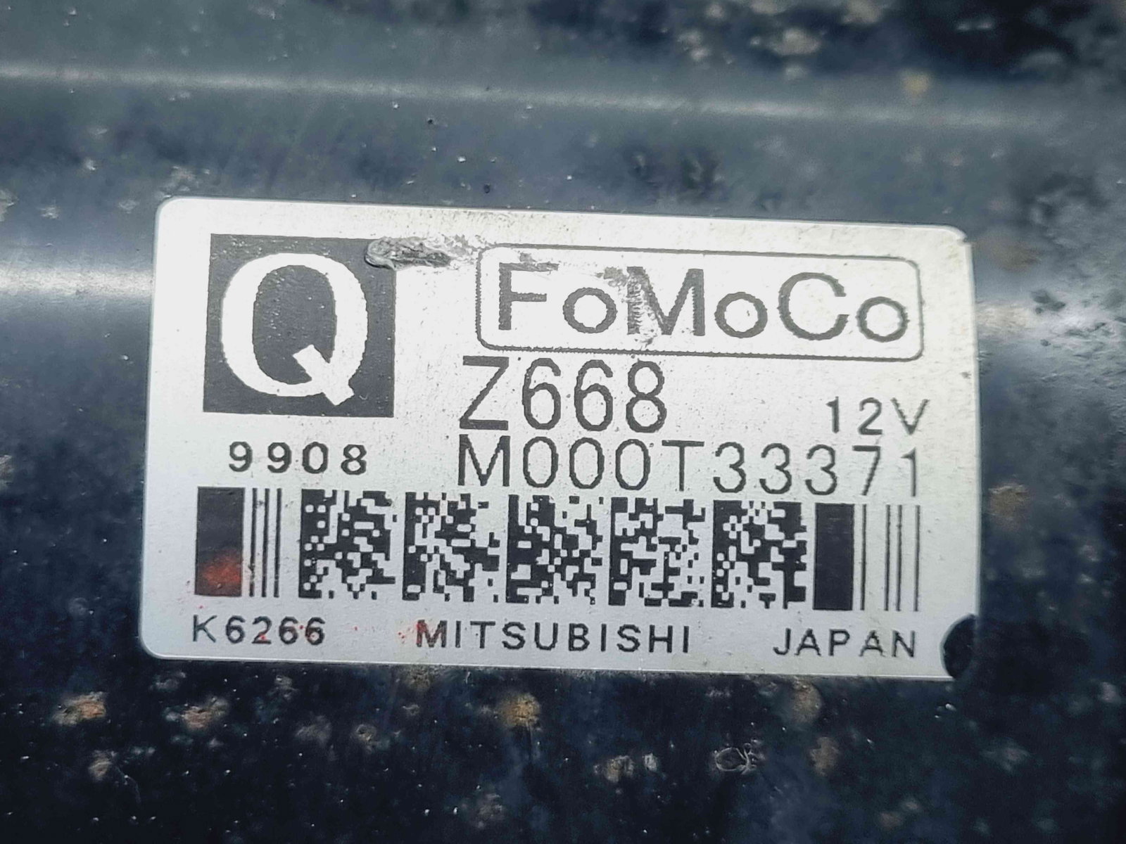 Electromotor 10 dinti MAZDA 3 Sedan (BL) [Fabr 2008-2013] M000T33371 1.6 Benz Z677KW / 105CP 1.6 Benz Z677KW / 105CP - imagine 2