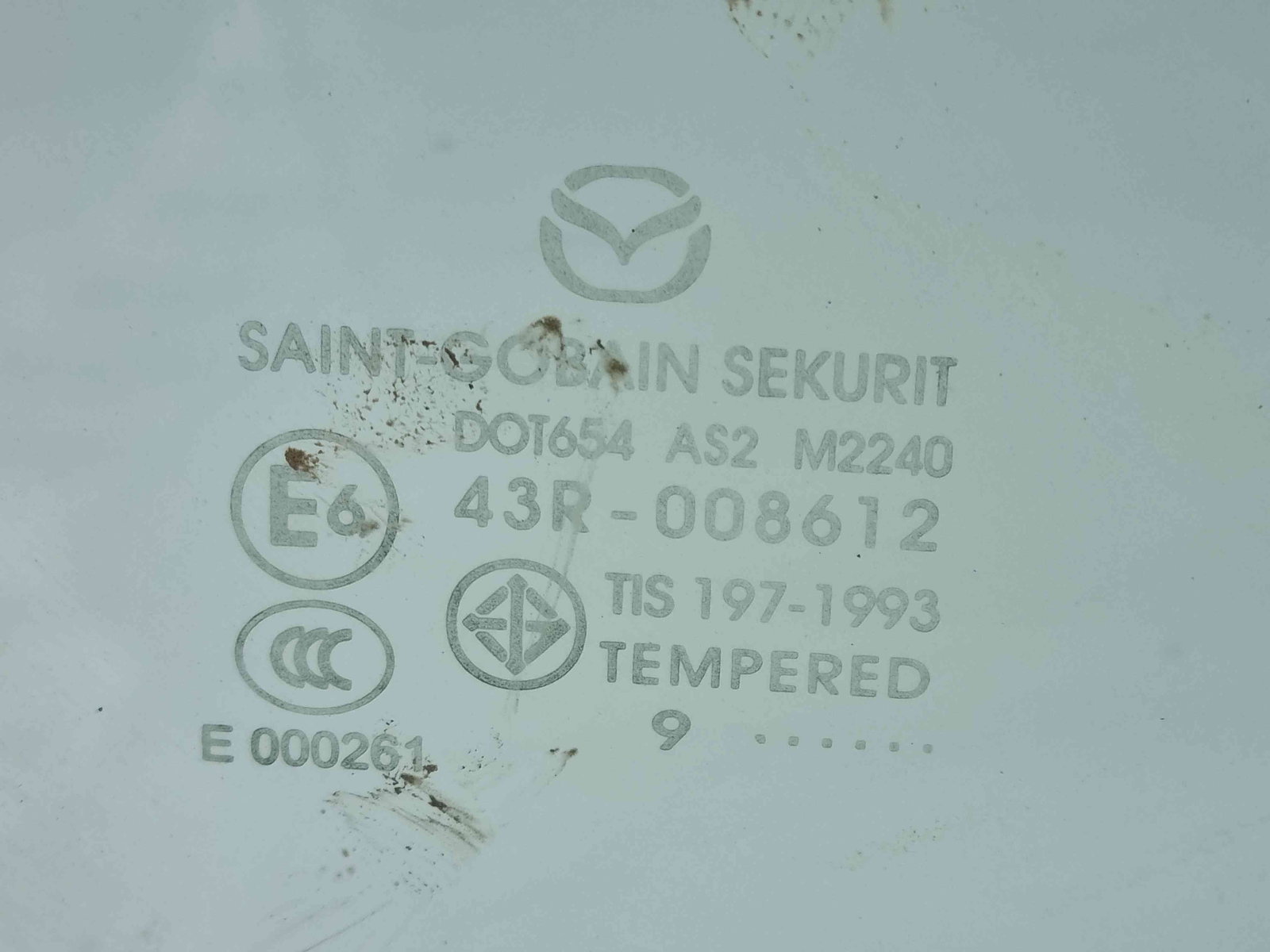 Geam usa dreapta fata MAZDA 3 Sedan (BL) [Fabr 2008-2013] OEM - imagine 2