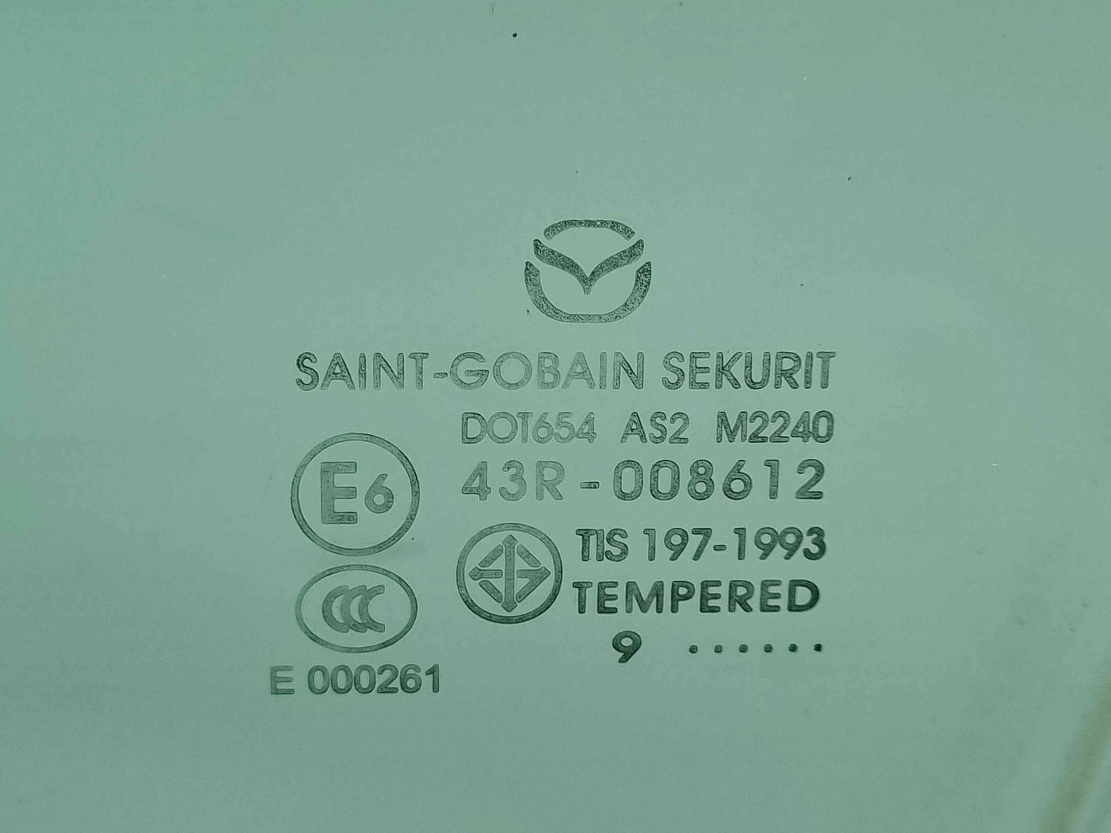 Geam usa stanga fata MAZDA 3 Sedan (BL) [Fabr 2008-2013] OEM - imagine 2