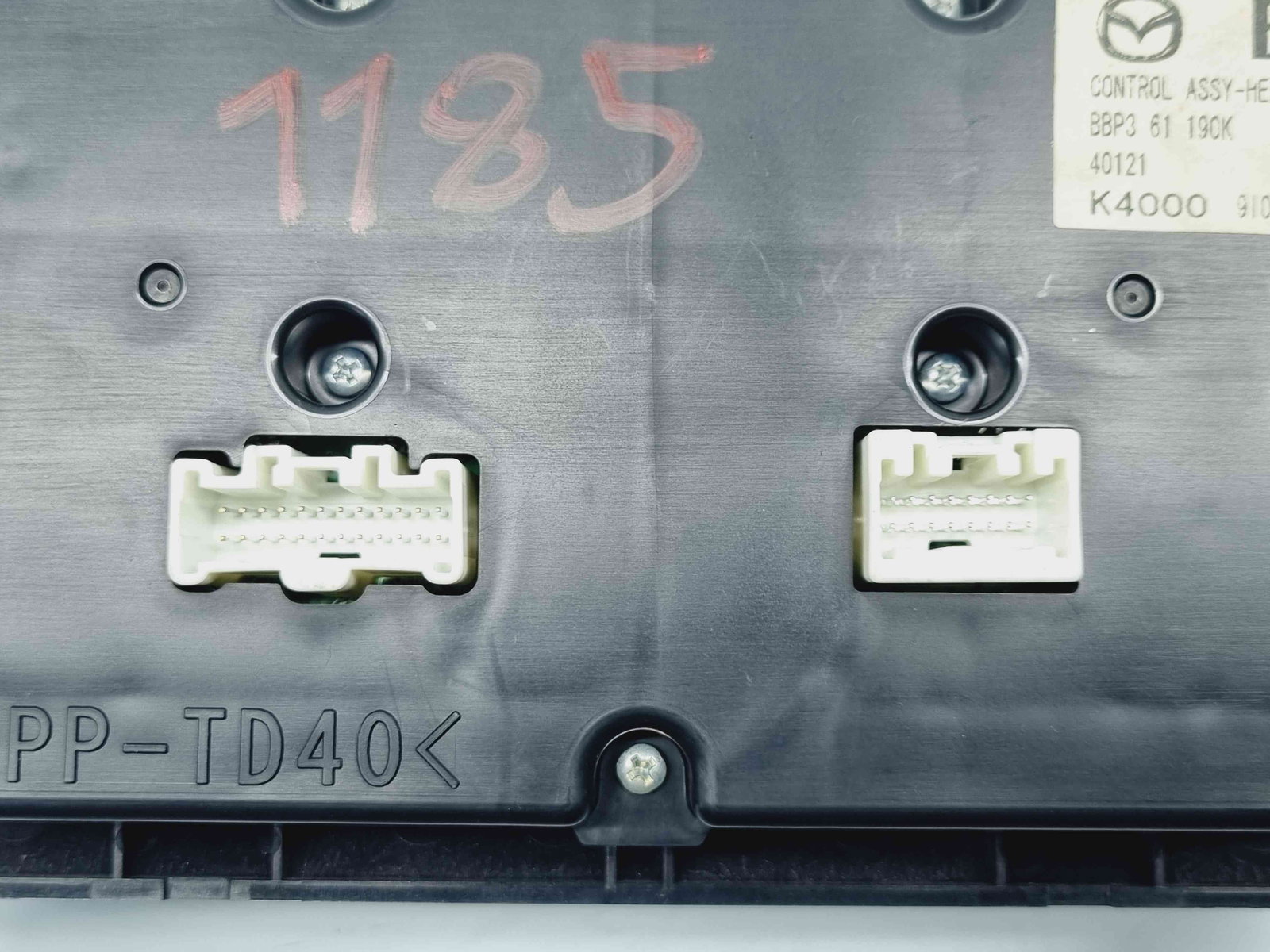 Panou comanda clima MAZDA 3 Sedan (BL) [Fabr 2008-2013] BBP361190K - imagine 4