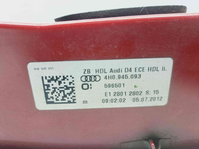   Stop haion stanga Audi A8 D4 (4H2, 4H8, 4HC, 4HL) [Fabr 2009-2018] 4H0945093