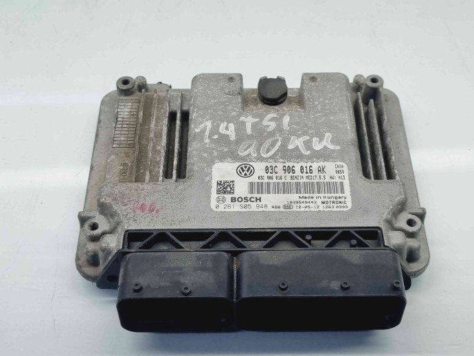 Calculator motor ECU Skoda Octavia 2 (1Z3) [Fabr 2004-2013] 03C906016AK | 0261S05948 1.4 Benz CAXA 90KW / 122CP 1.4 Benz CAXA 90KW / 122CP