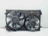 Electroventilator Skoda Octavia 2 (1Z3) [Fabr 2004-2013] 1K0121207BB 1.4 Benz CAXA90KW / 122CP 1.4 Benz CAXA 90KW / 122CP