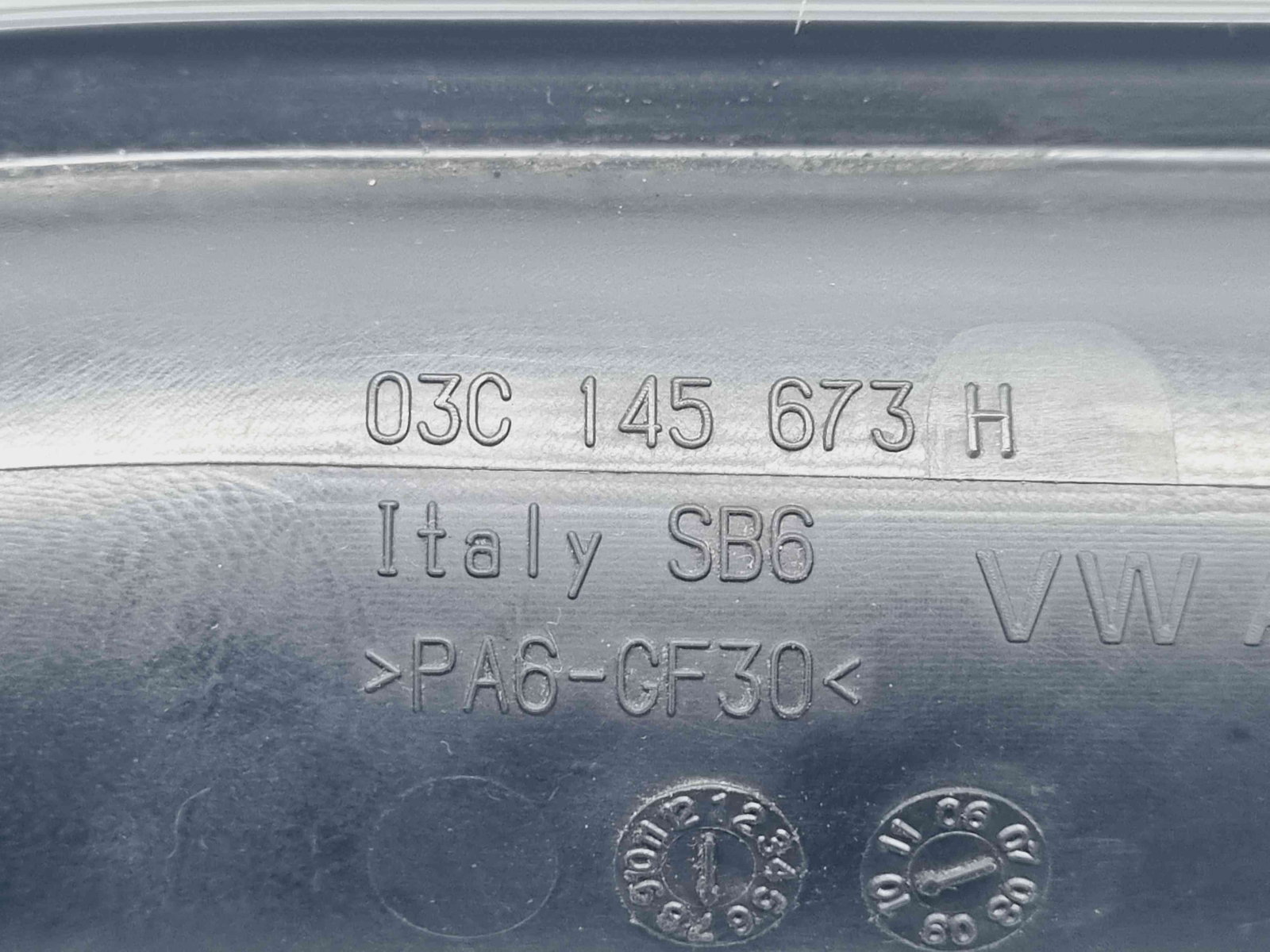 Tub intercooler Skoda Octavia 2 (1Z3) [Fabr 2004-2013] 03G145673H 1.4 Benz CAXA90KW / 122CP 1.4 Benz CAXA 90KW / 122CP - imagine 2