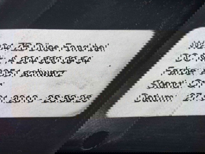  Grila aerisire consola centrala Mercedes Clasa C (W204) [Fabr 2007-2014] A2048300954