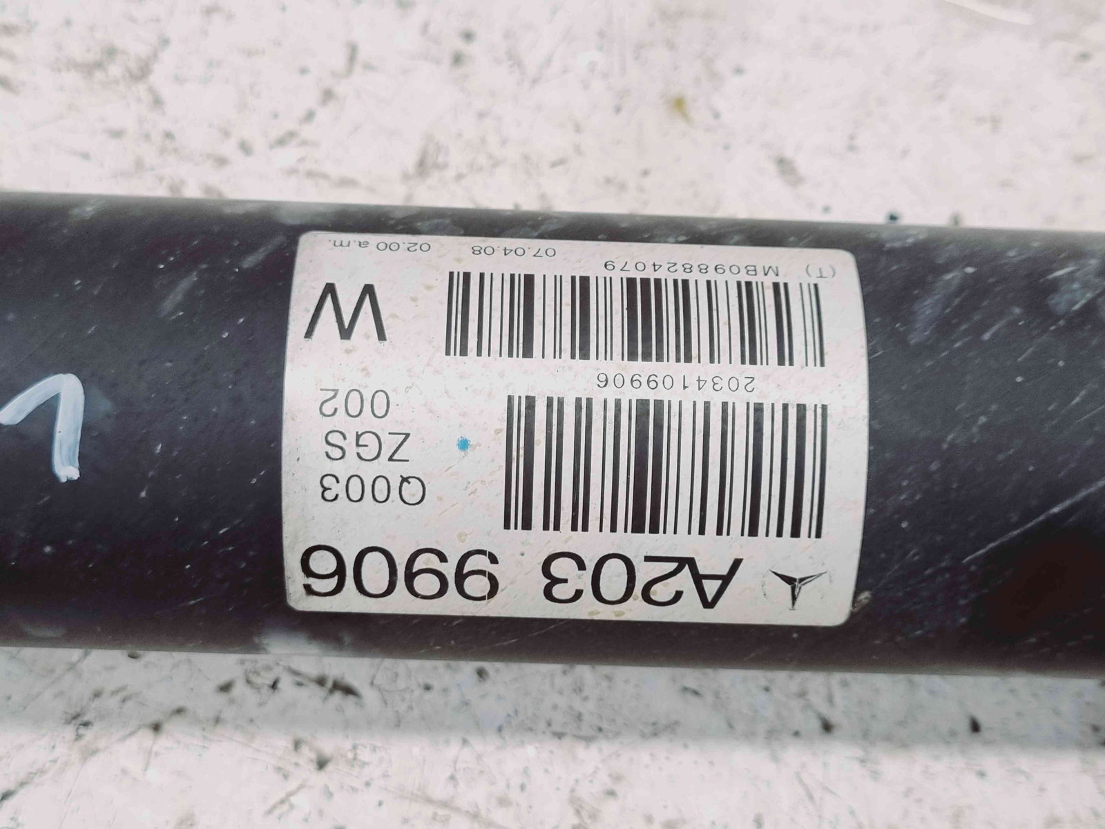 Cardan Mercedes Clasa CLK (C209) [Fabr 2002-2009] A2039906 2.2 CDI 646966 80KW / 109CP - imagine 5