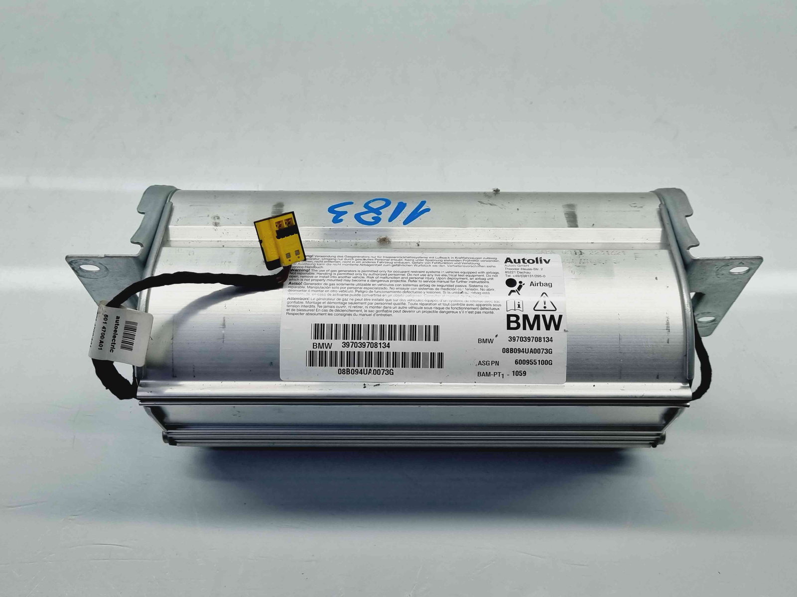 Airbag pasager Bmw 5 (E60) [Fabr 2004-2010] 9708134 - imagine 2