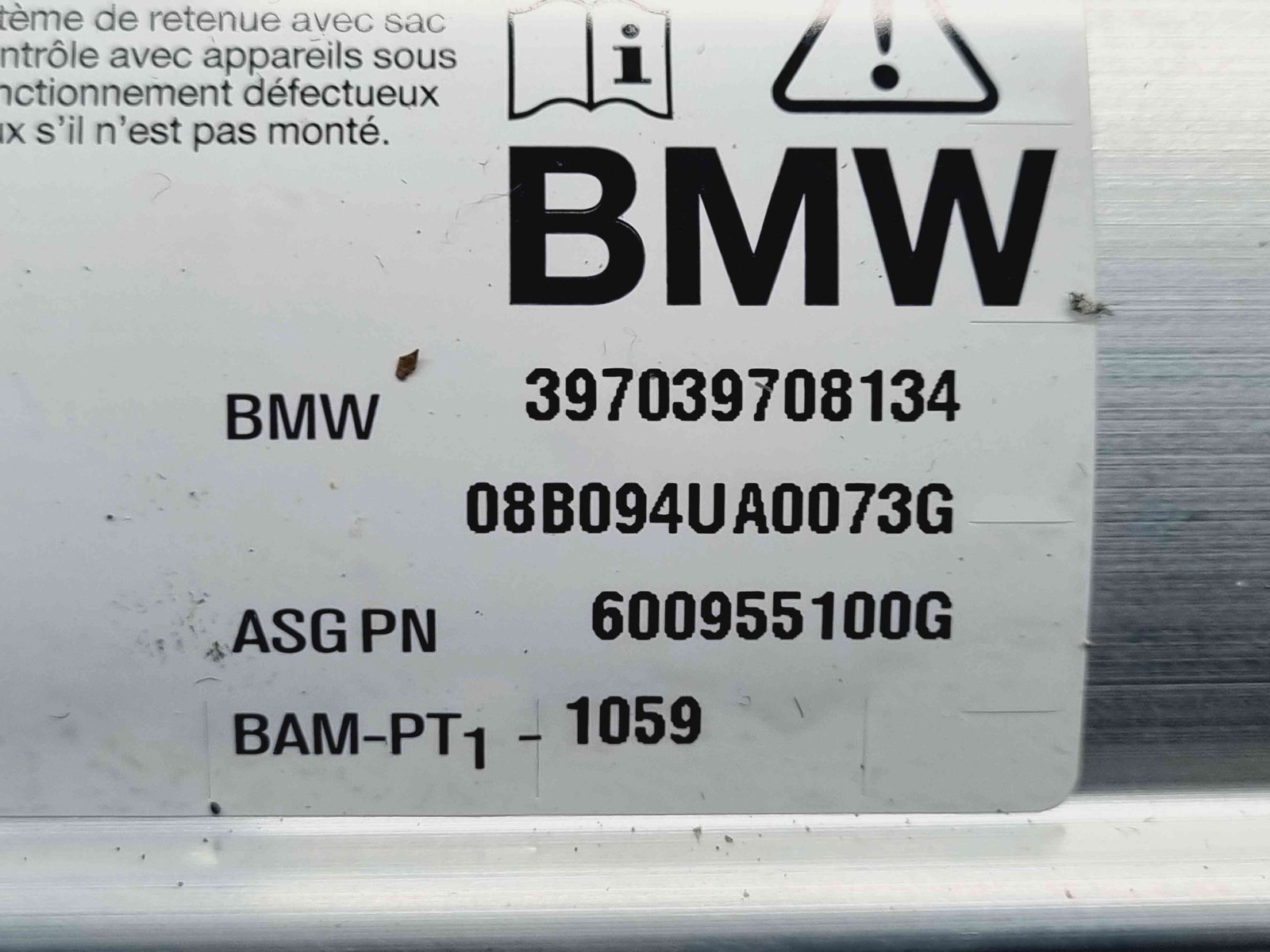 Airbag pasager Bmw 5 (E60) [Fabr 2004-2010] 9708134 - imagine 3