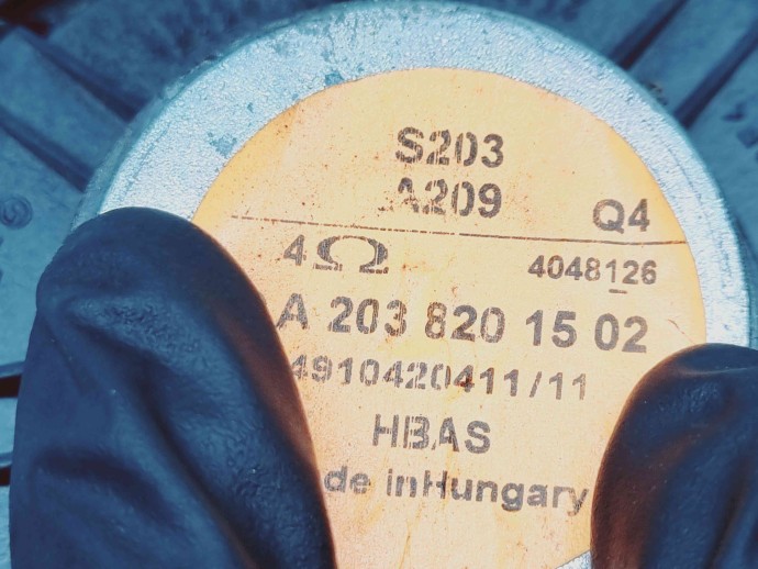   Boxa dreapta fata Mercedes Clasa CLK (C209) [Fabr 2002-2009] A2038201502