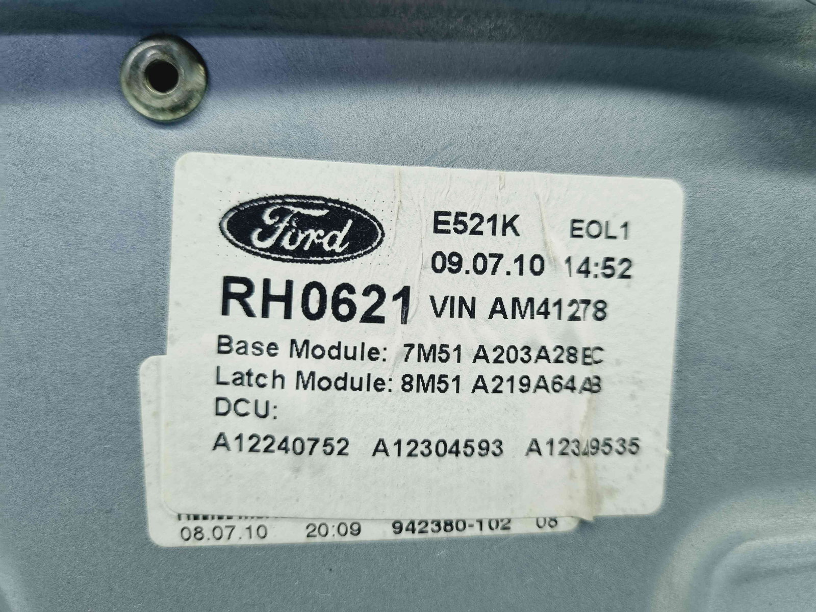 Macara electrica geam dreapta fata Ford Focus 1 [Fabr 1998-2005] 7M51-A203A28-BC - imagine 2