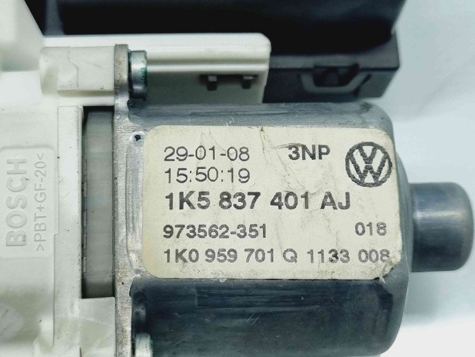 Motoras geam stanga fata Volkswagen Jetta 3  (1K2) [Fabr 2005-2010] 1K5837401AJ | 1K0959793M