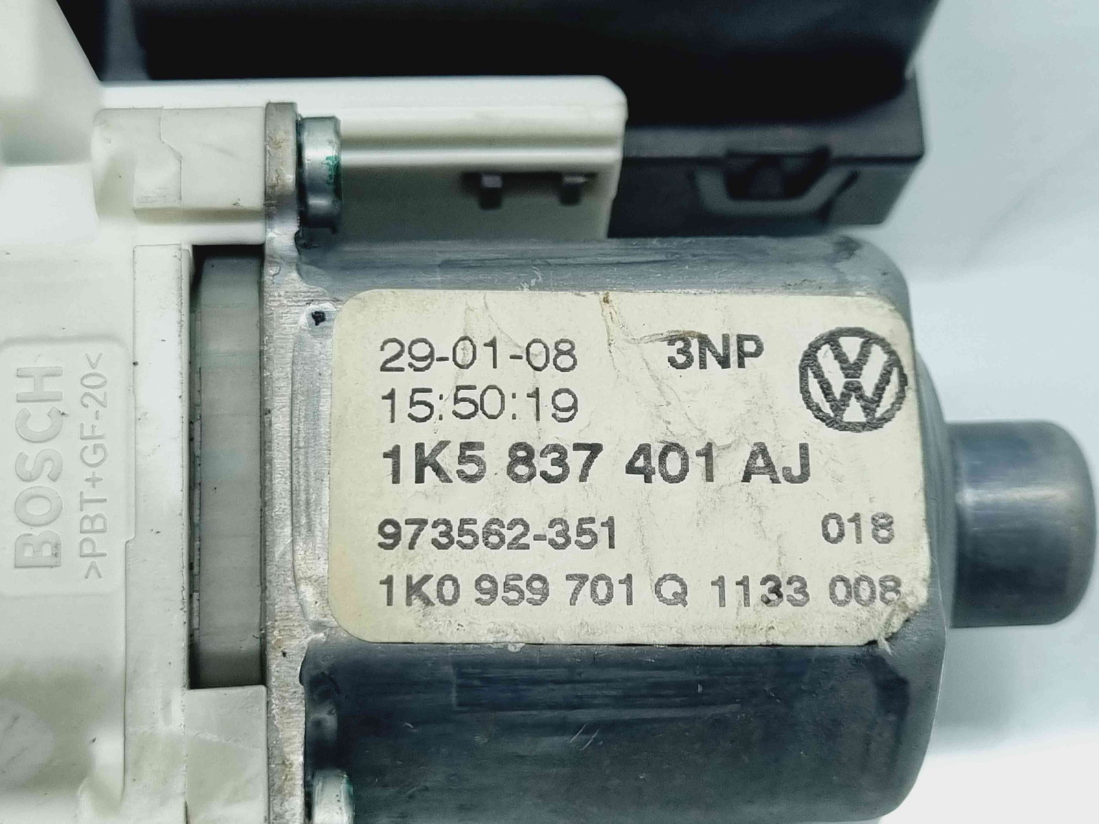 Motoras geam stanga fata Volkswagen Jetta 3 (1K2) [Fabr 2005-2010] 1K5837401AJ n 1K0959793M - imagine 4