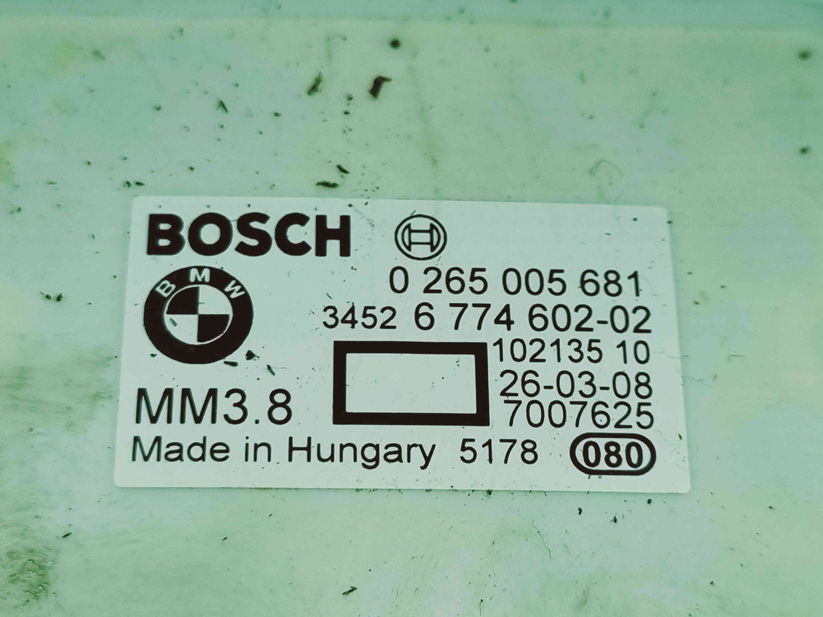 SENZOR ESP Bmw 5 (E60) [Fabr 2004-2010] 6774602 n 0265005681 - imagine 2