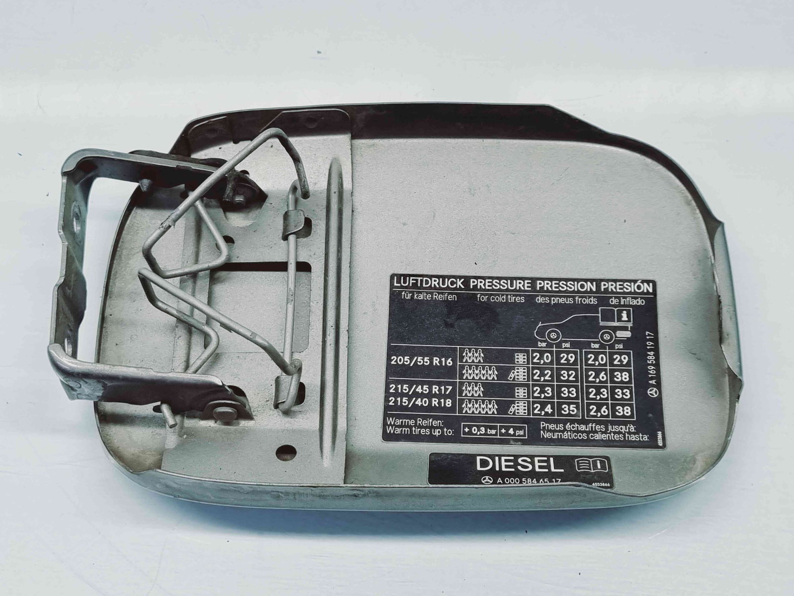 Capac rezervor Mercedes Clasa B (W245) [Fabr 2005-2011] 761 Argintiu polar - imagine 4