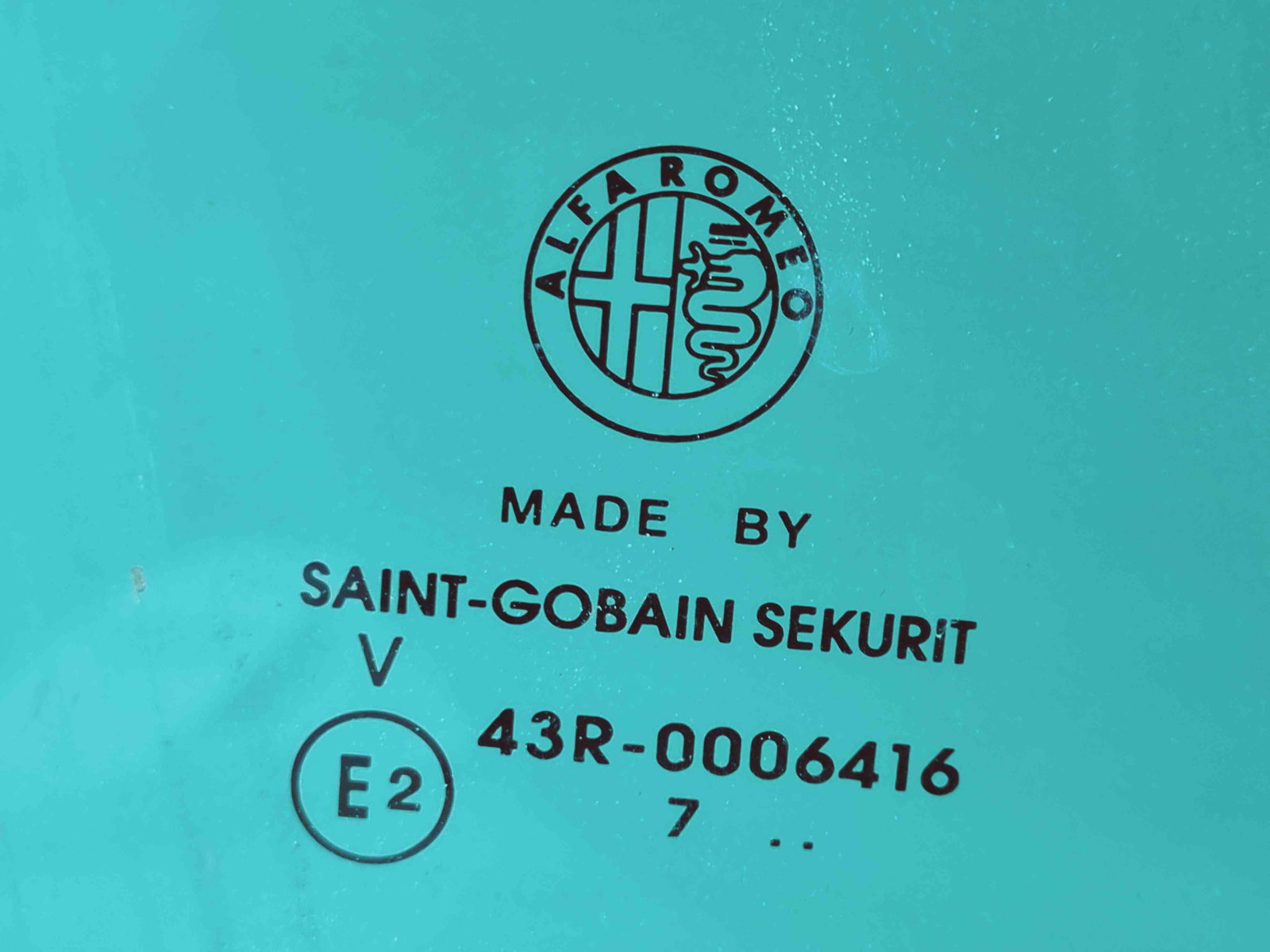 Geam usa dreapta spate Alfa Romeo 147 (937) [Fabr 2001-2010] OEM - imagine 2