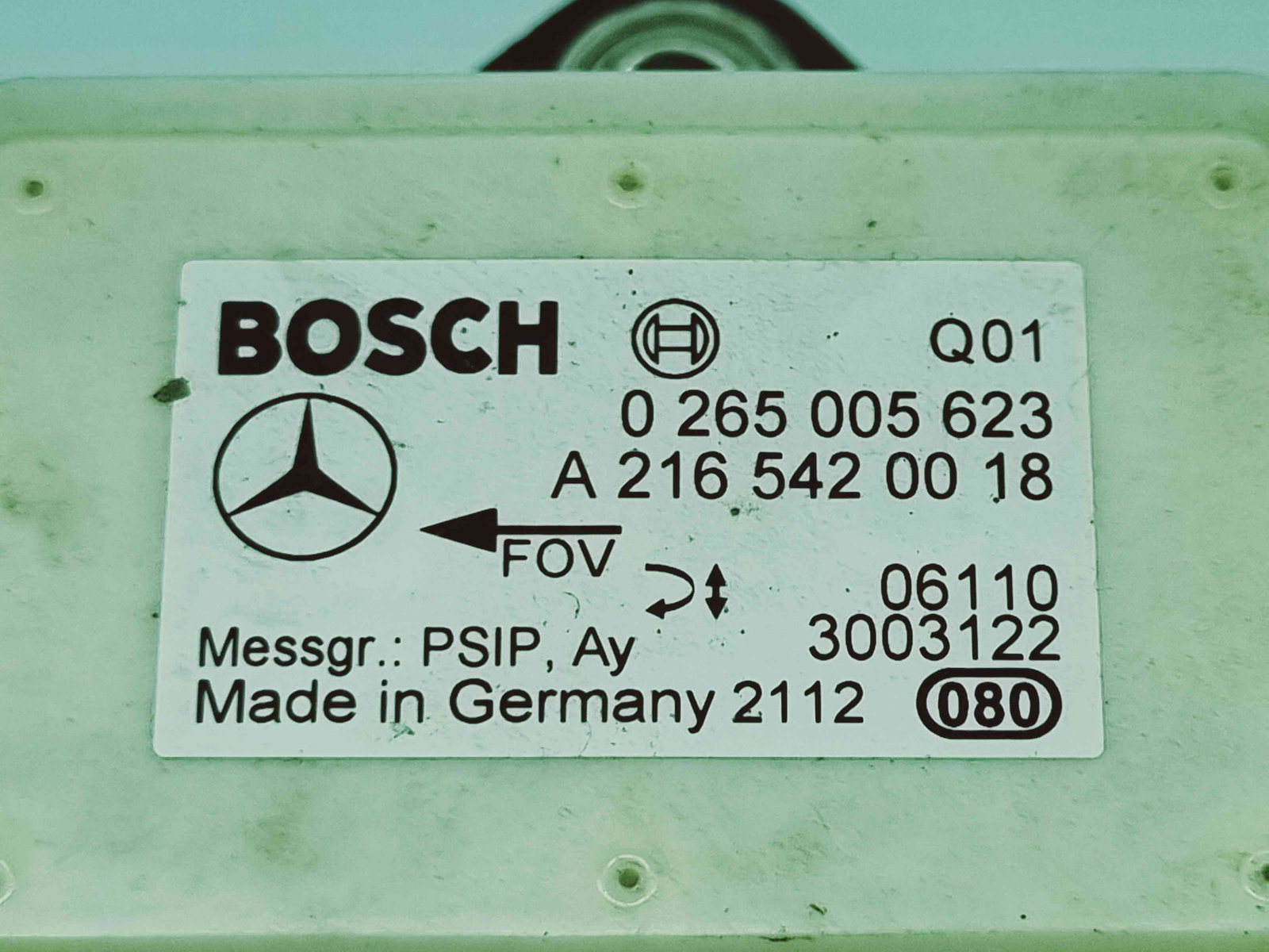 SENZOR ESP Mercedes Clasa B (W245) [Fabr 2005-2011] A2165420018 n 0265005623 - imagine 2