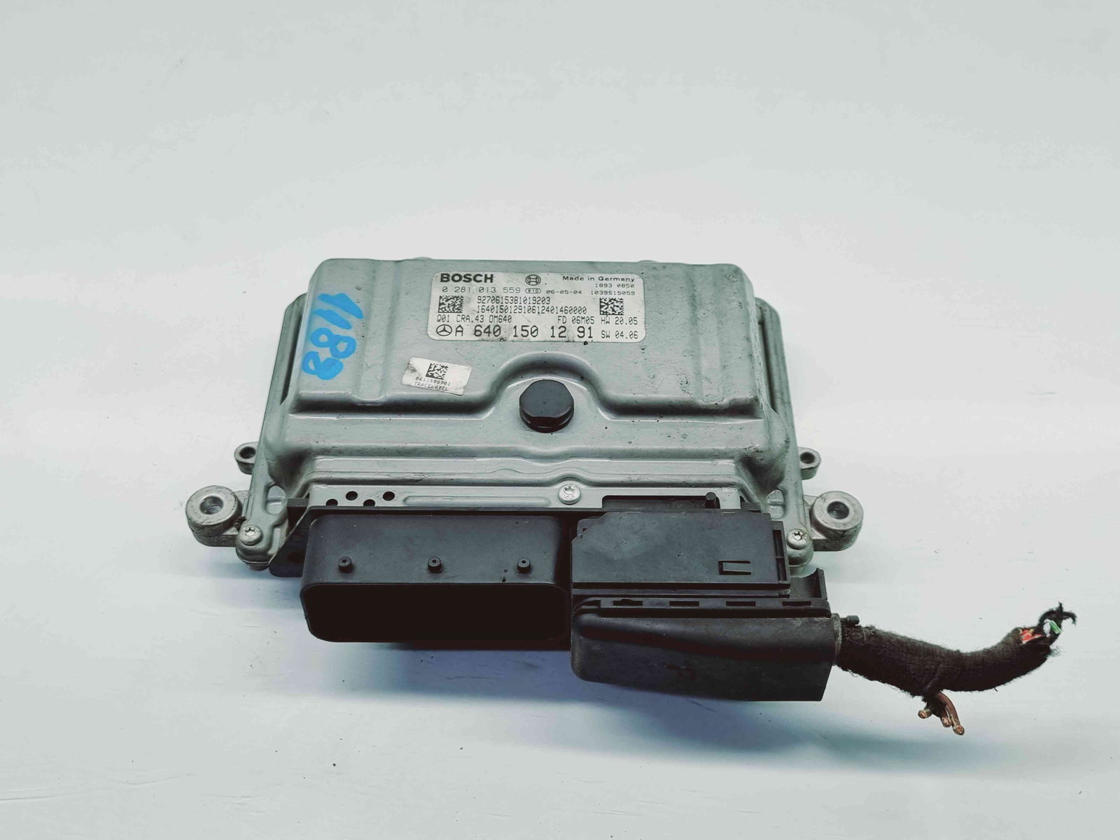 Calculator motor ECU Mercedes Clasa B (W245) [Fabr 2005-2011] A6401501291 n 0281013559 2.0 75KW / 102CP - imagine 1
