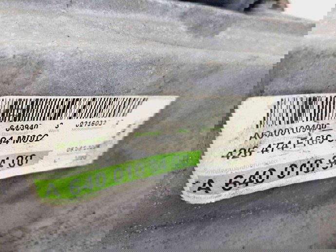 Motor complet ambielat Mercedes Clasa B (W245) [Fabr 2005-2011] 640940 2.0 75KW / 102CP