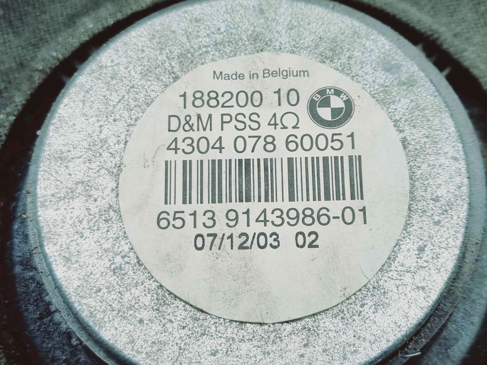 Subwoofer Bmw 3 Touring (E91) [Fabr 2005-2011] 9143986 - imagine 2