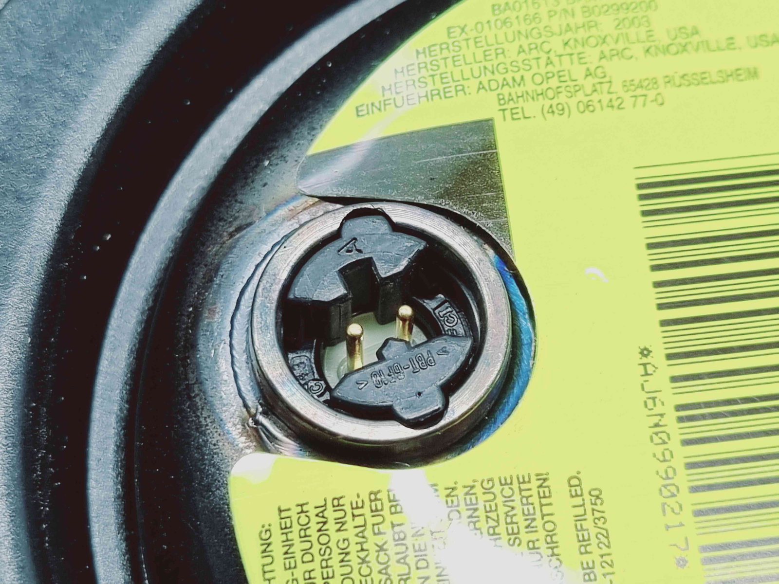 Airbag volan Opel Corsa C (F08, F68) [Fabr 2000-2005] 13111506 - imagine 5