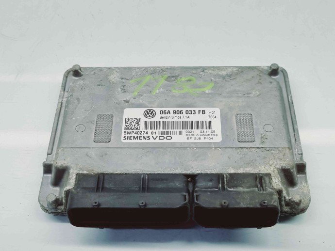 Calculator motor ECU Skoda Octavia 2 (1Z3) [Fabr 2004-2013] 06A906033FB 1.6 Benz BSE 75KW / 102CP 1.6 Benz BSE 75KW / 102CP