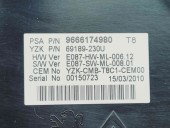   Ceas bord Peugeot 3008 [Fabr 2009-2016] 9666174980