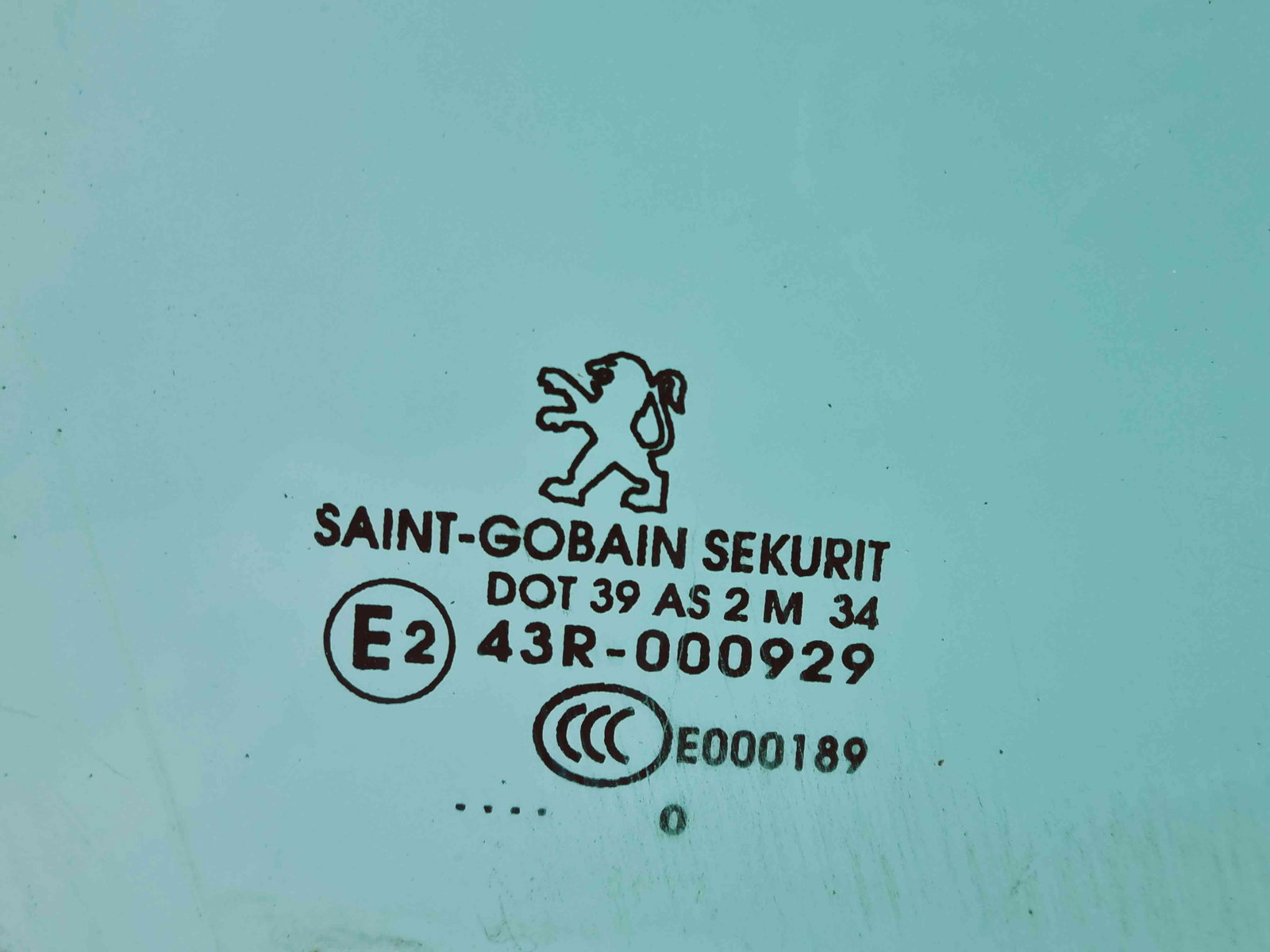 Geam usa dreapta fata Peugeot 3008 [Fabr 2009-2016] OEM - imagine 2