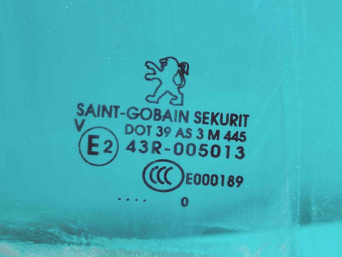 Geam usa dreapta spate Peugeot 3008 [Fabr 2009-2016] OEM