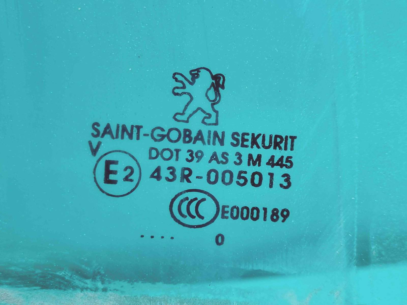 Geam usa dreapta spate Peugeot 3008 [Fabr 2009-2016] OEM - imagine 2