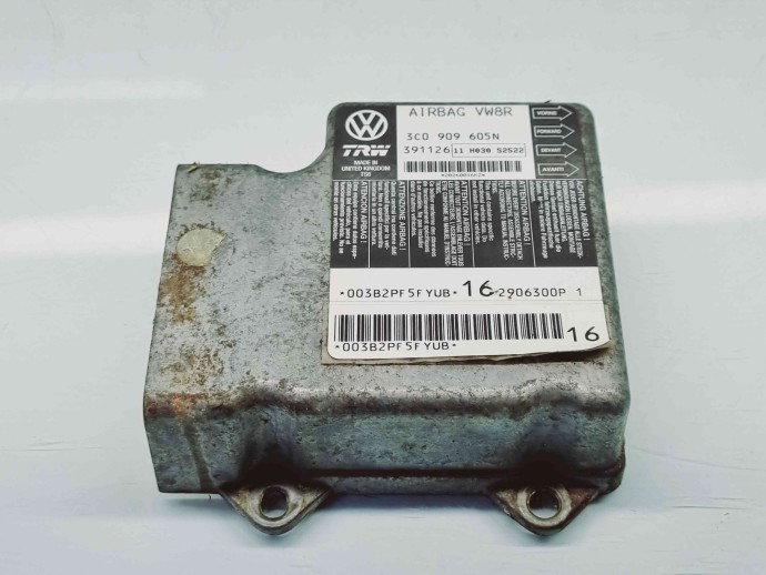 Calculator airbag Volkswagen Passat B6 Variant (3C5) [Fabr 2005-2010] 3C0909605N 2.0 TDI BMP 103KW / 2.0 TDI BMP 103KW /